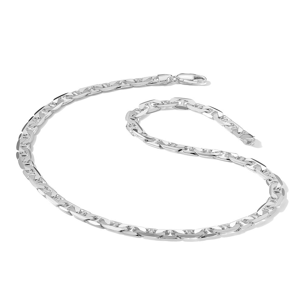 Sterling Silver 7mm Flat Anchor Chain