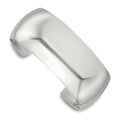 Sterling Silver Polished 25mm Domed Cuff Bangle