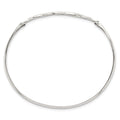 Sterling Silver Polished Celtic Knot Bangle