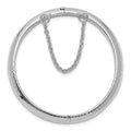 SS RH-plated Polished & D/C 5mm w/ Safety Hinged Children's Bangle