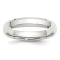 Sterling Silver 4mm Bevel Edge Band