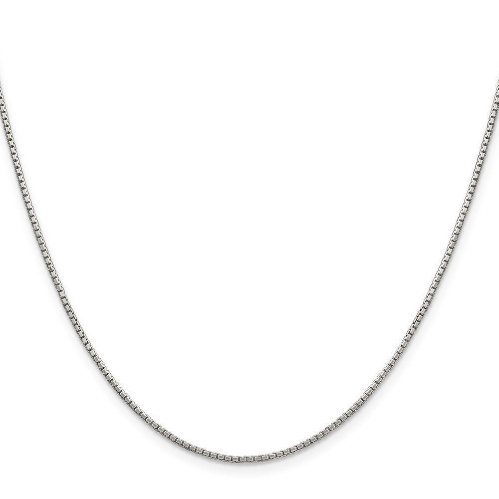 Sterling Silver 1.35mm 8 Sided Box Chain