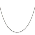 Sterling Silver 1.35mm 8 Sided Box Chain