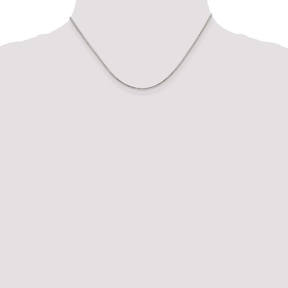 Sterling Silver 1.35mm 8 Sided Box Chain