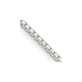 Sterling Silver 1.35mm 8 Sided w/ ext. Box Chain