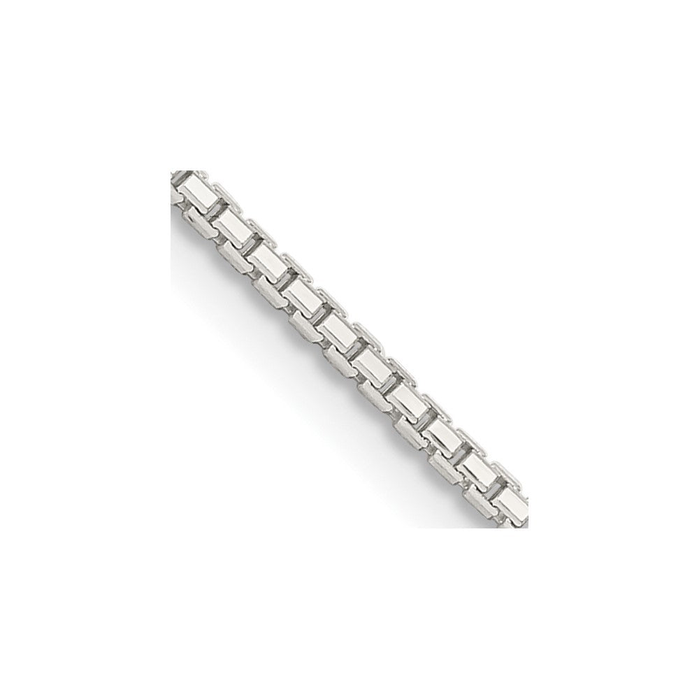 Sterling Silver 1.35mm 8 Sided w/ ext. Box Chain