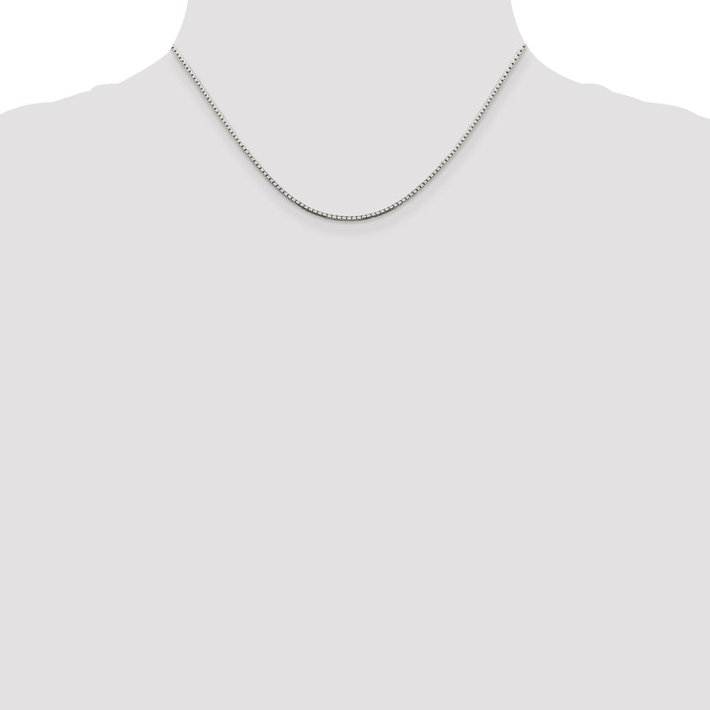 Sterling Silver 1.5mm 8 Sided Box Chain