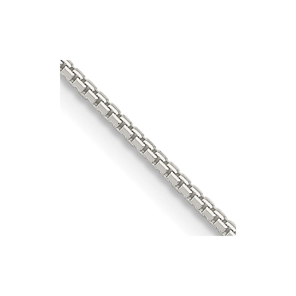 Sterling Silver 1.5mm 8 Sided w/2in ext. Box Chain