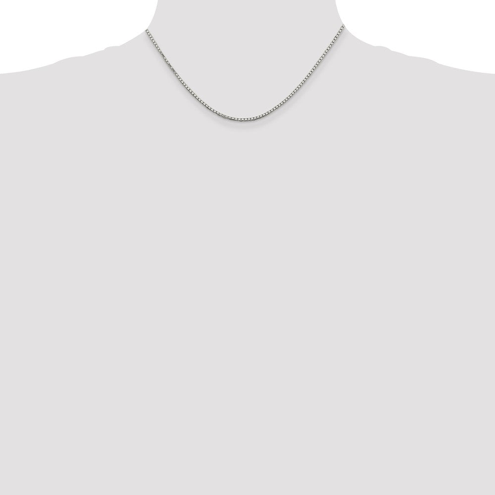 Sterling Silver 1.7mm 8 Sided Box Chain