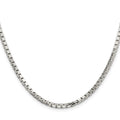 Sterling Silver 2.9mm 8 Sided Box Chain