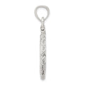 Sterling Silver 19.1 x 1.5mm $0.01 Screw Top Coin Rope Pol Bezel Pendant