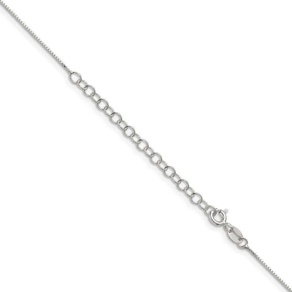 Sterling Silver .6mm Box Chain w/ ext.