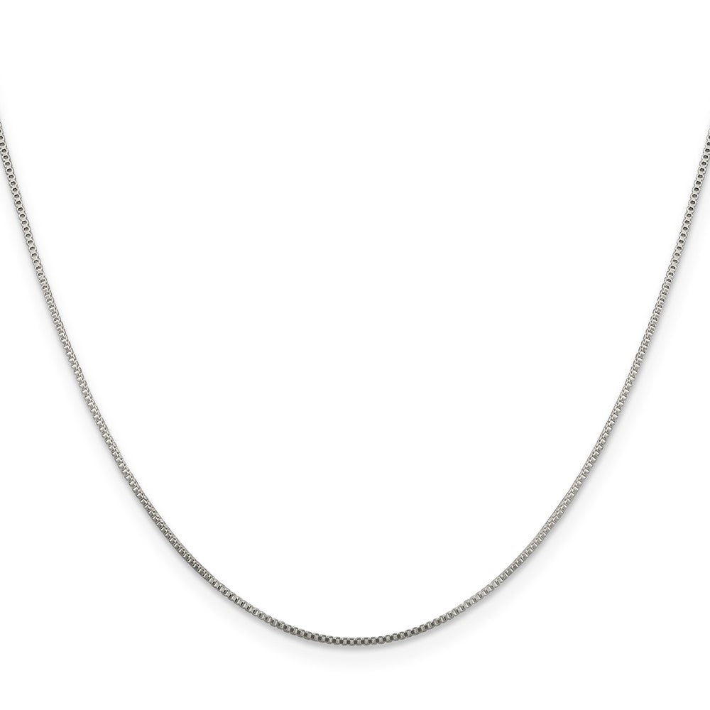 Sterling Silver .8mm Box Chain w/ ext.