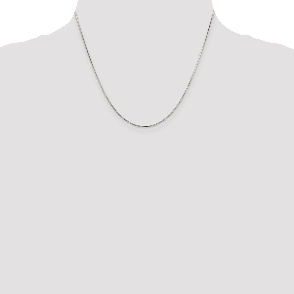 Sterling Silver .8mm Box Chain w/ ext.