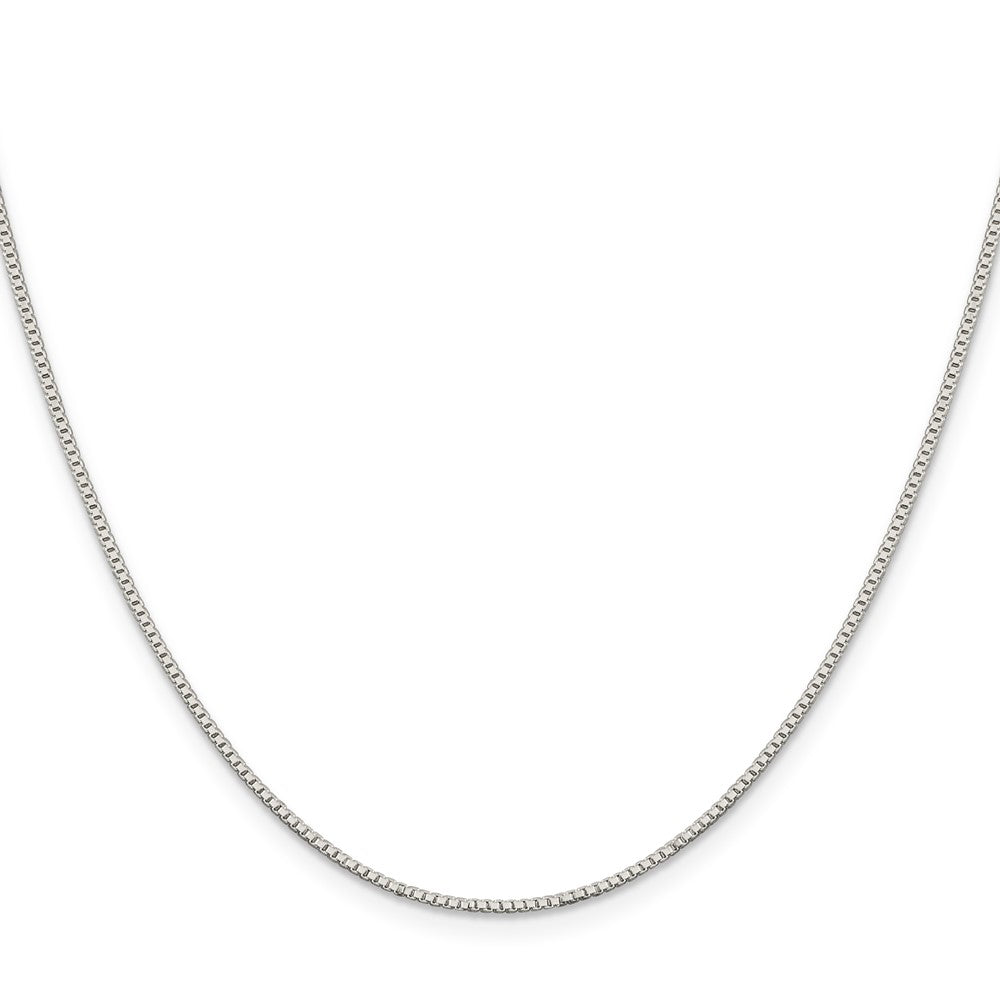 Sterling Silver 1.1mm Box Chain w/ ext.