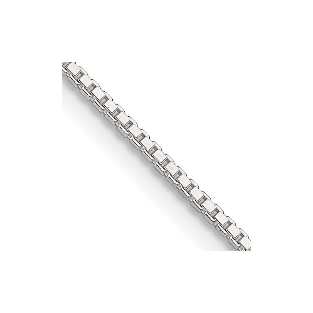 Sterling Silver 1.25mm Box Chain w/ ext.