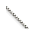 Sterling Silver 1.4mm Box Chain w/ ext.