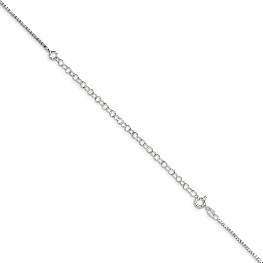 Sterling Silver 1.4mm Box Chain w/ ext.