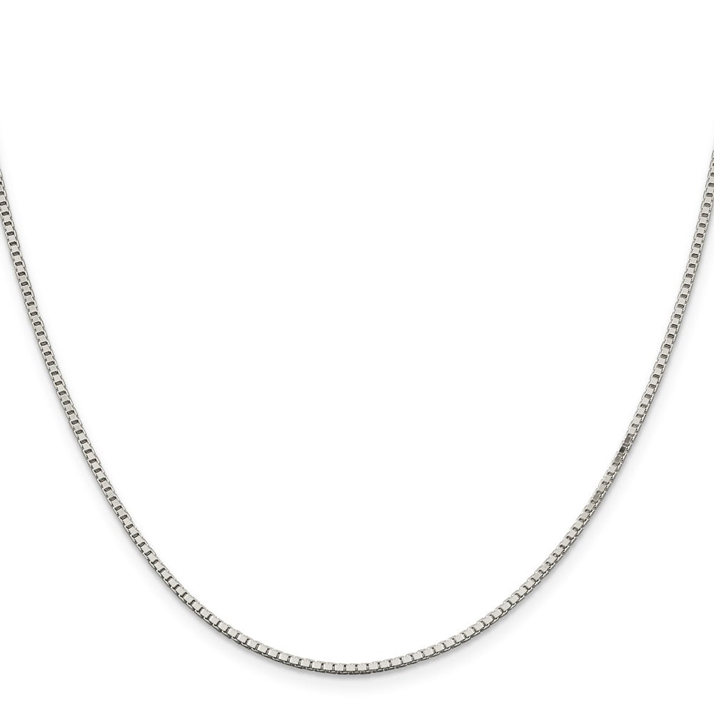 Sterling Silver 1.5mm Box Chain w/ ext.