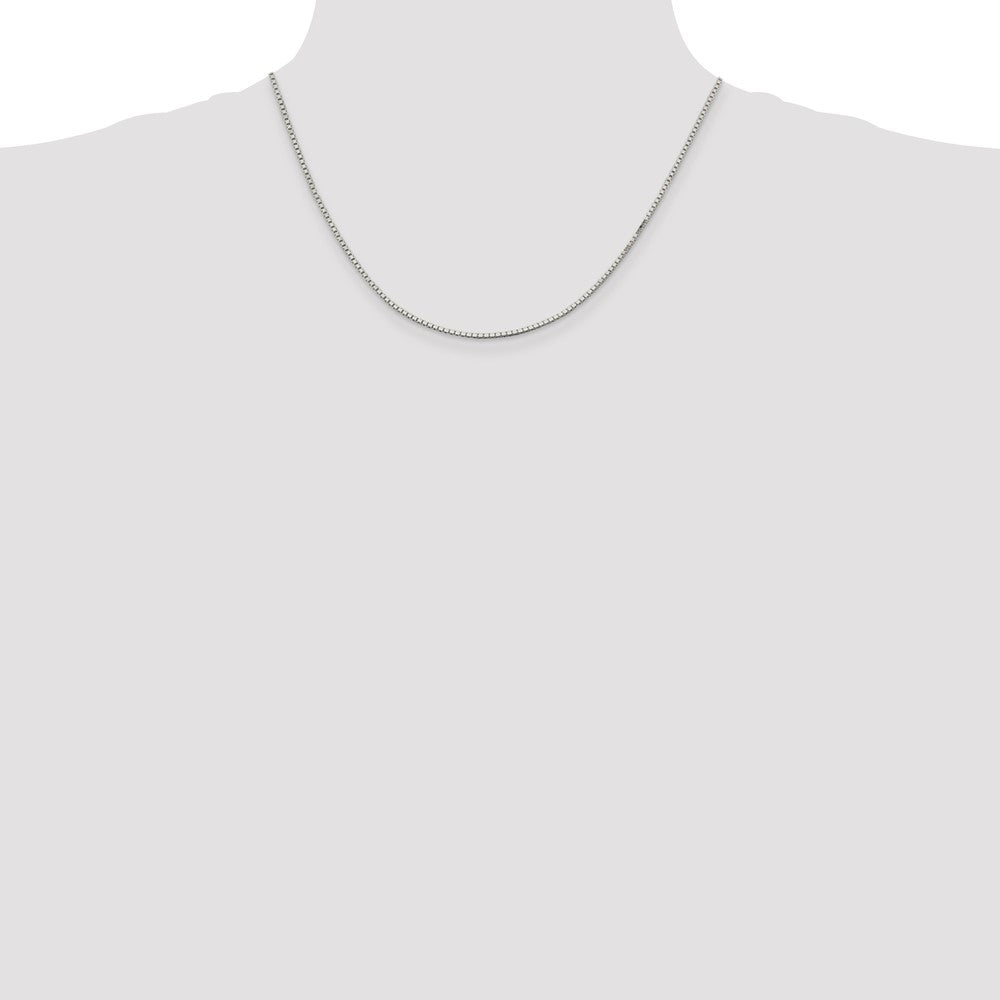 Sterling Silver 1.5mm Box Chain w/ ext.