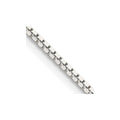 Sterling Silver 1.5mm Box Chain w/ ext.