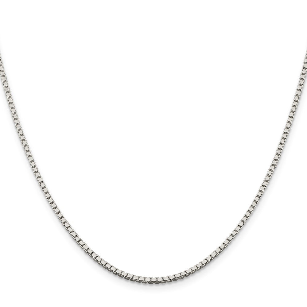 Sterling Silver 1.75mm Box Chain w/ ext.