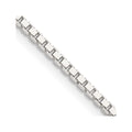 Sterling Silver 1.75mm Box Chain w/ ext.
