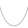 Sterling Silver 1.9mm Box Chain w/ ext.