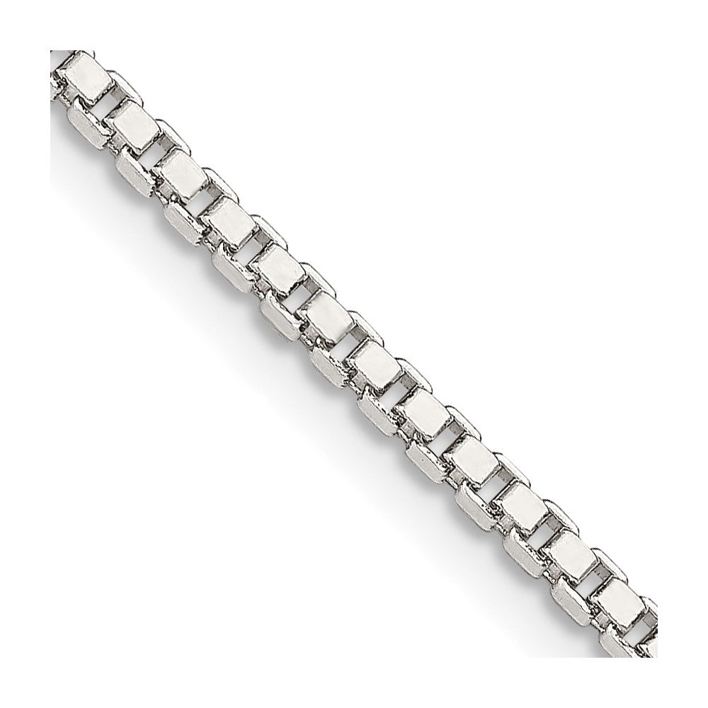Sterling Silver 2mm Box Chain w/ ext.