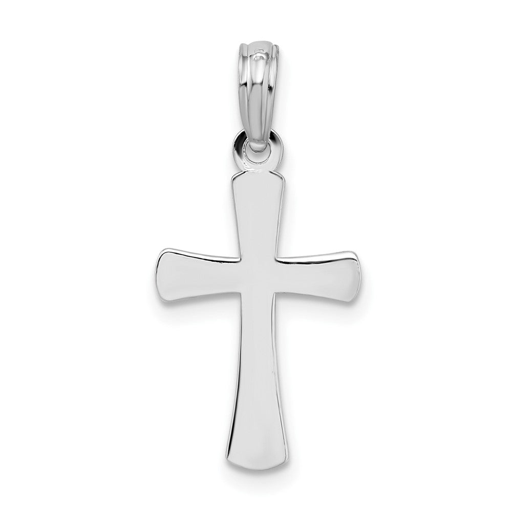 Sterling Silver Polished Cross Pendant