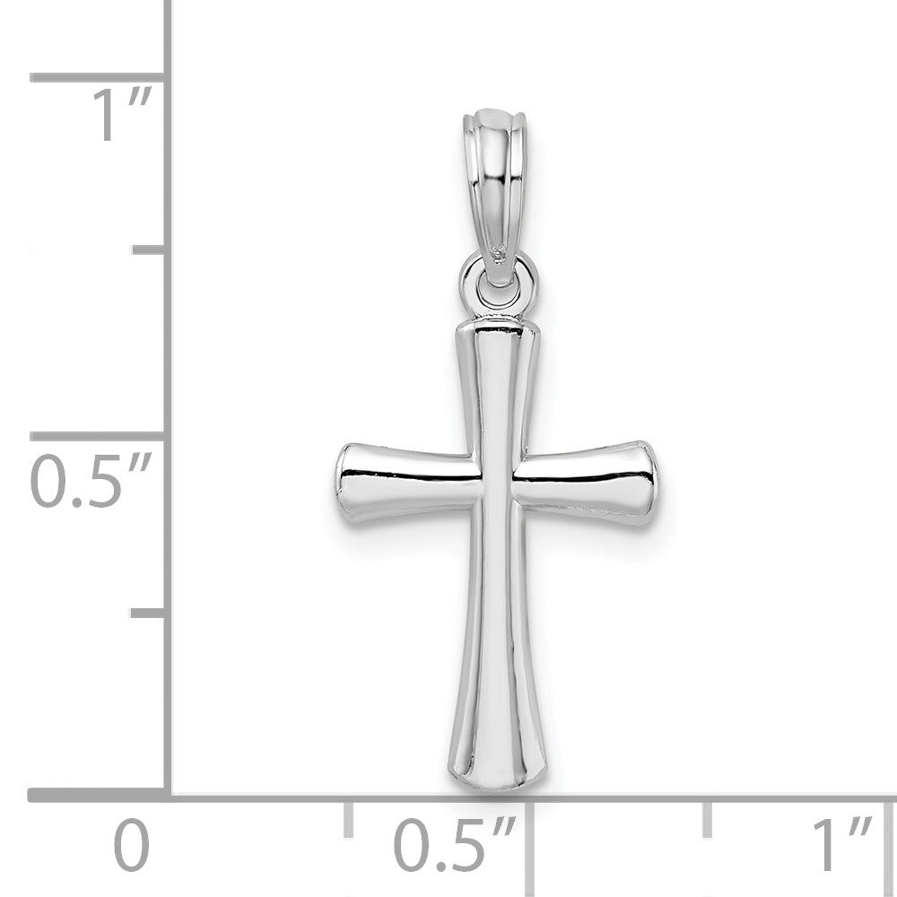 Sterling Silver Polished Cross Pendant