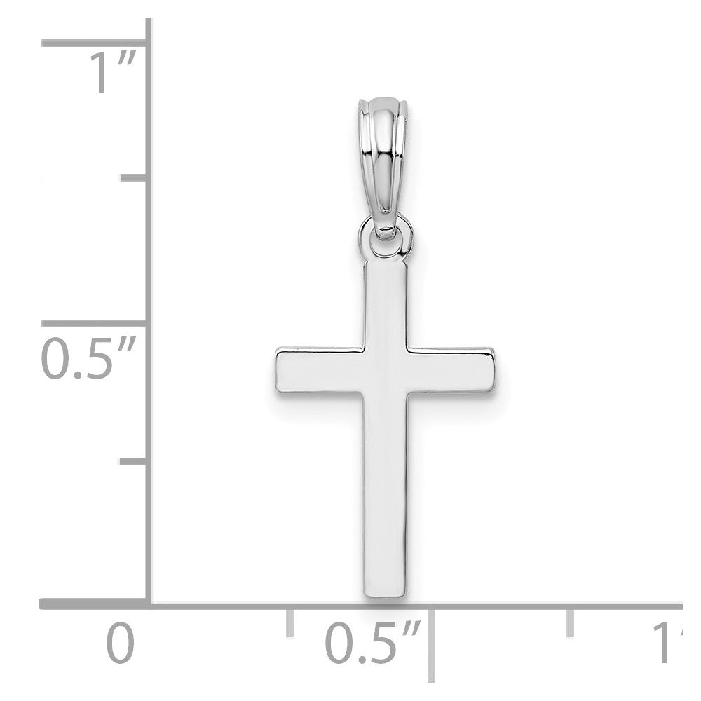 Sterling Silver Polished Cross Pendant