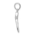 Sterling Silver Polished 3D Scuba Flipper Pendant