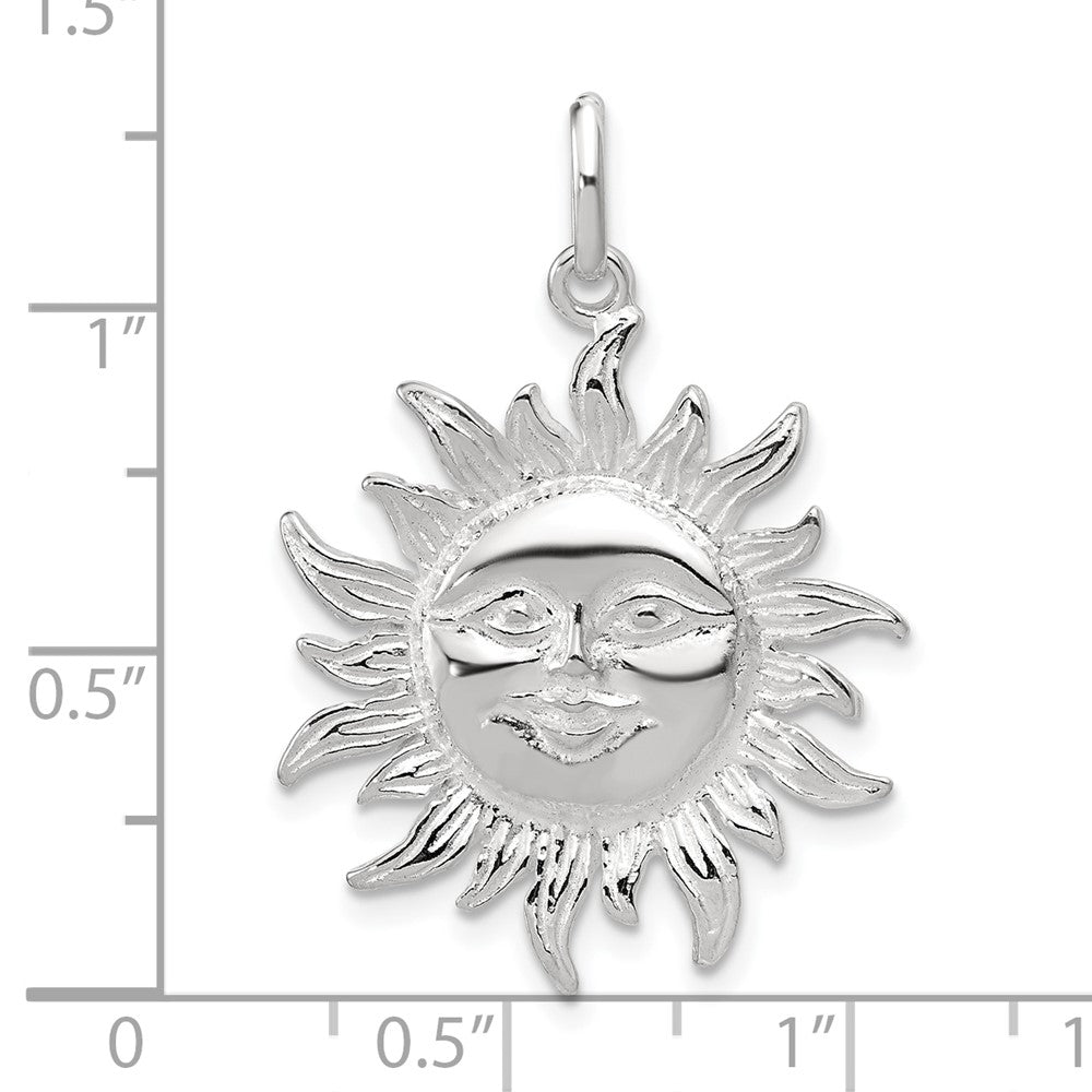Sterling Silver Sun Pendant