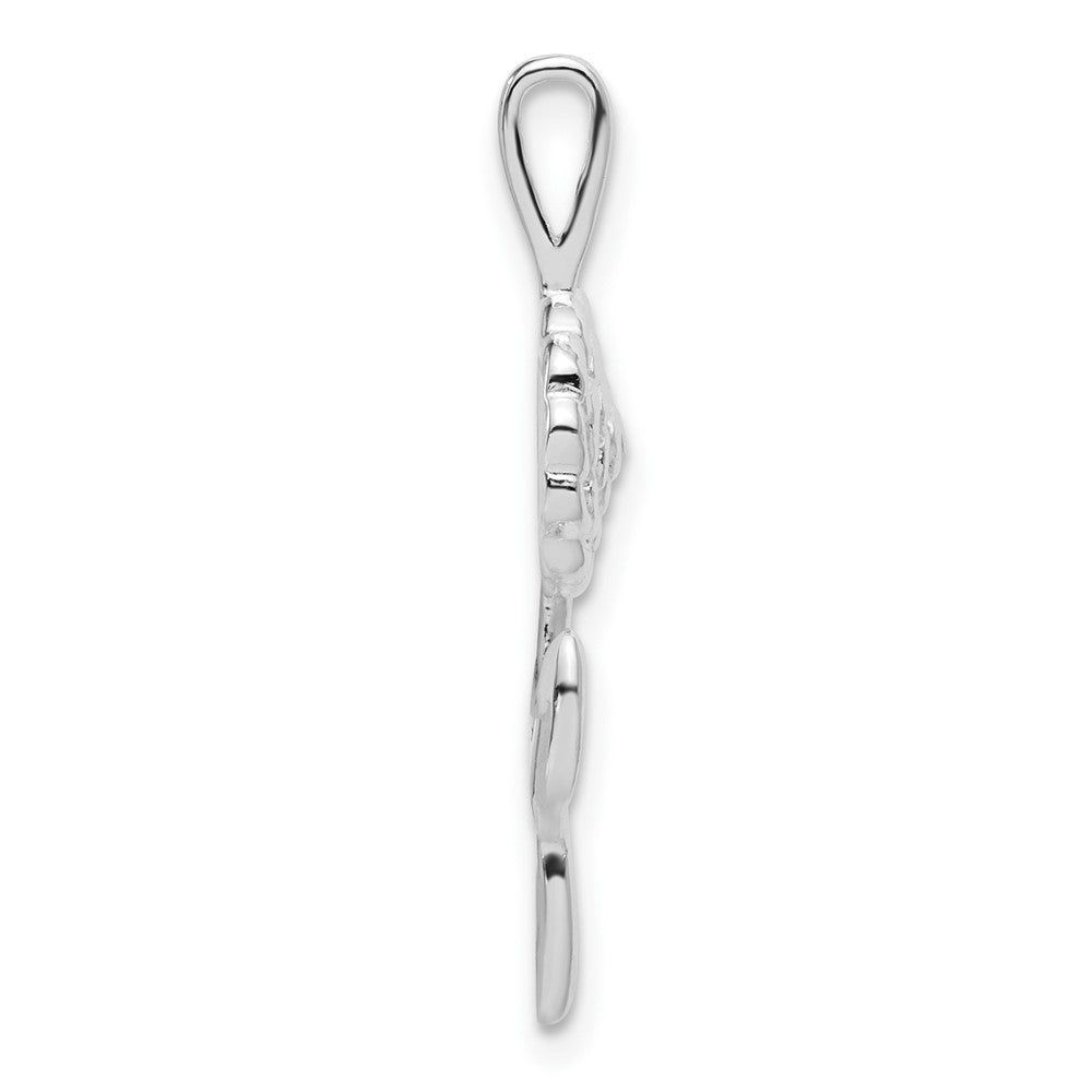 Sterling Silver Flower Pendant