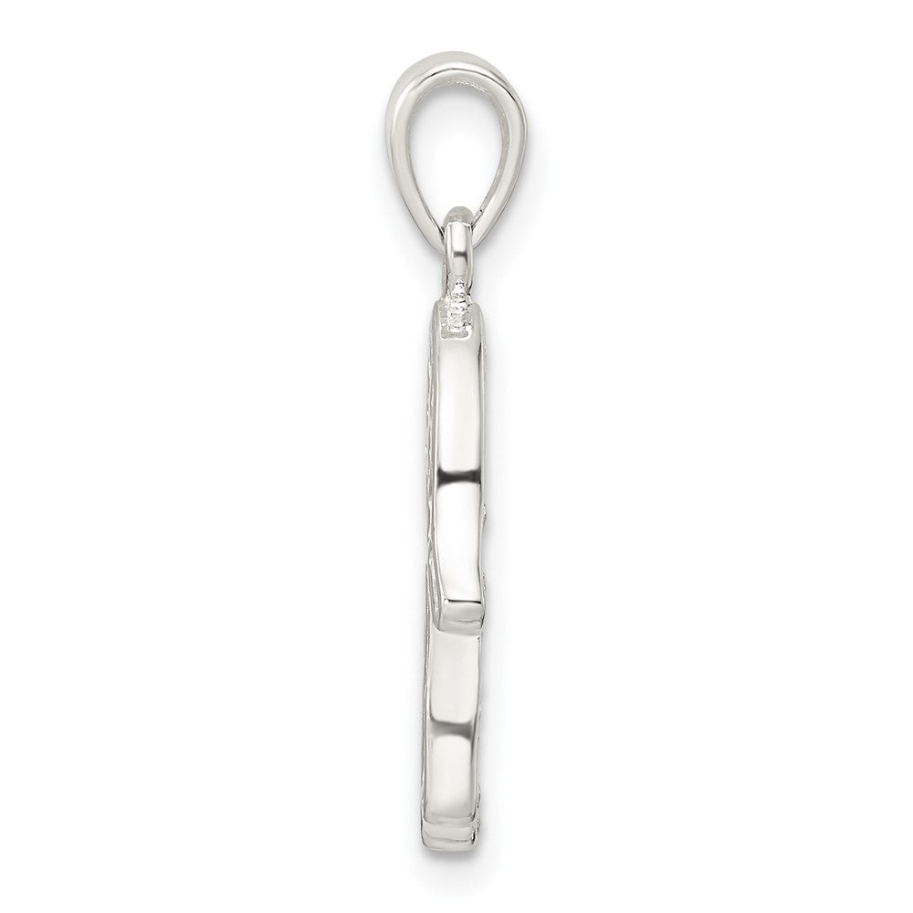 Sterling Silver Polished Chamseh Pendant