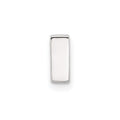 Sterling Silver E-coated Letter I Slide Charm