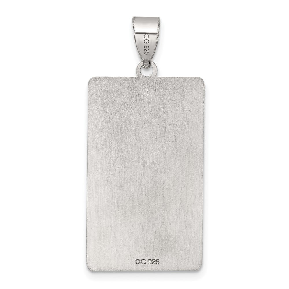 Sterling Silver The Emperor Tarot Card Pendant