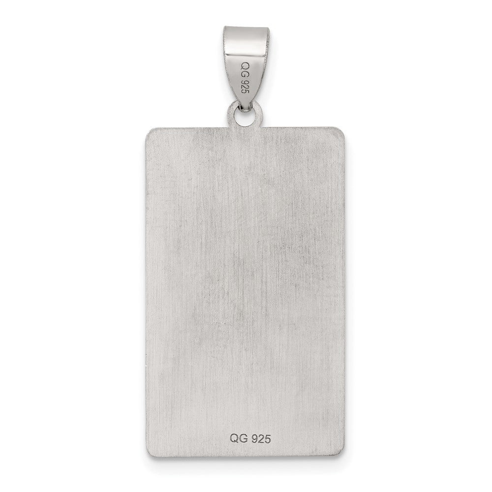 Sterling Silver The Hermit Tarot Card Pendant
