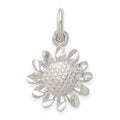 Sterling Silver Sunflower Charm