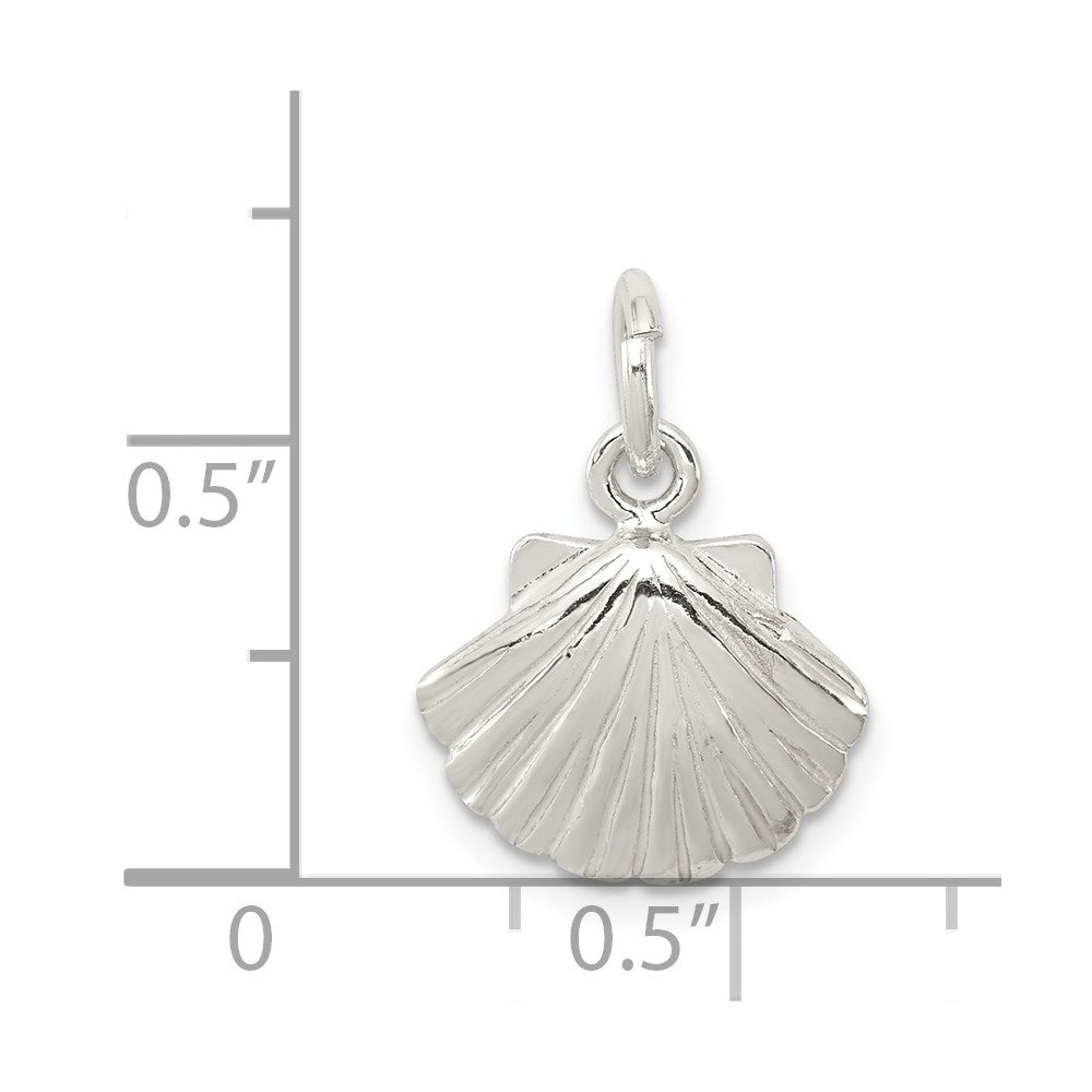 Sterling Silver Shell Charm