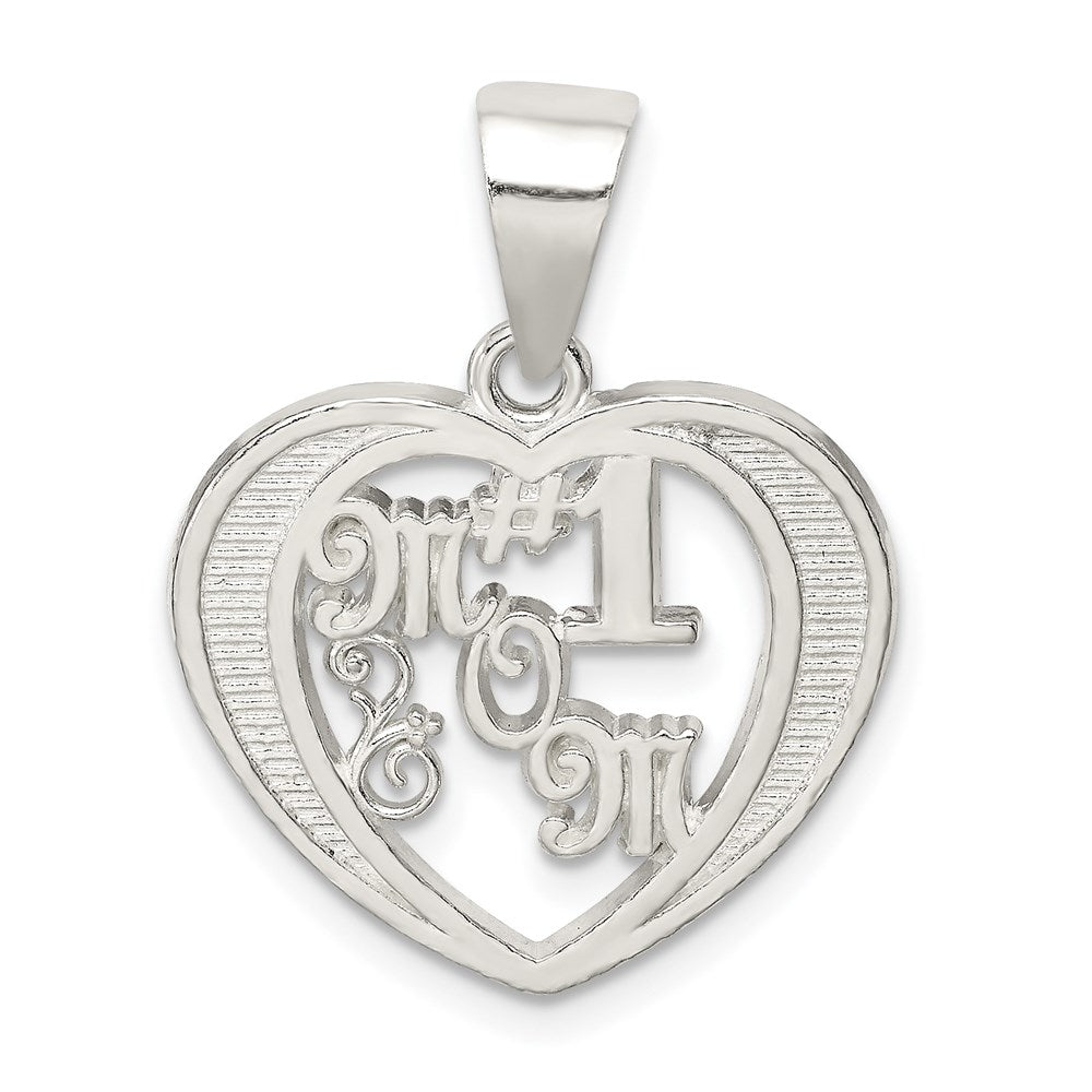 Sterling Silver #1 Mom Charm