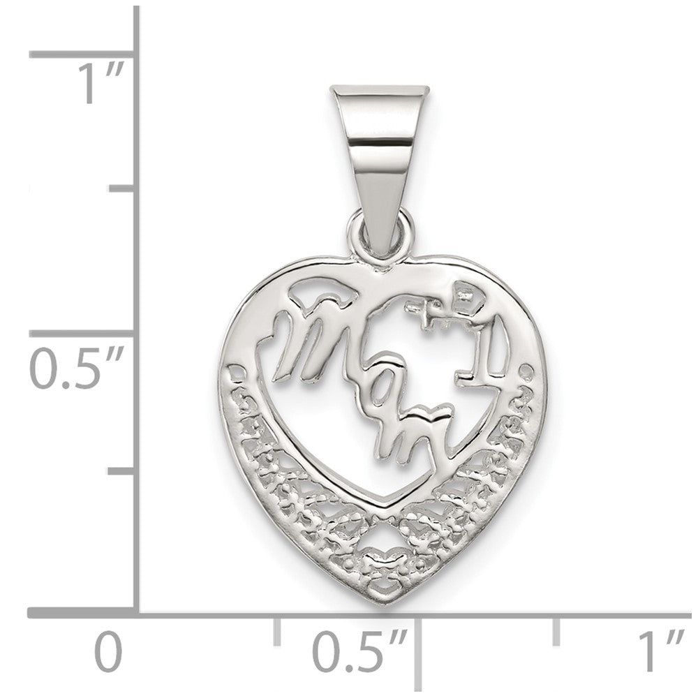 Sterling Silver #1 Mom Charm