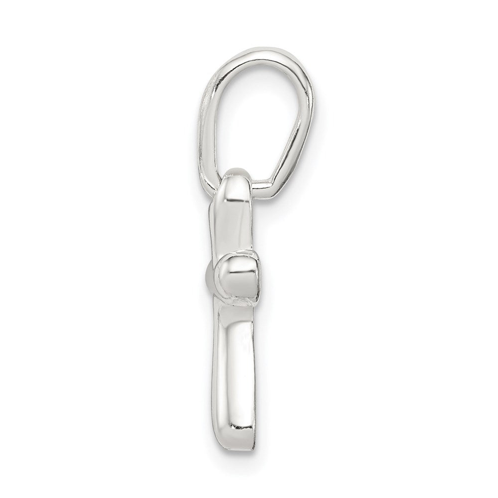 Sterling Silver Freeform Cross Charm