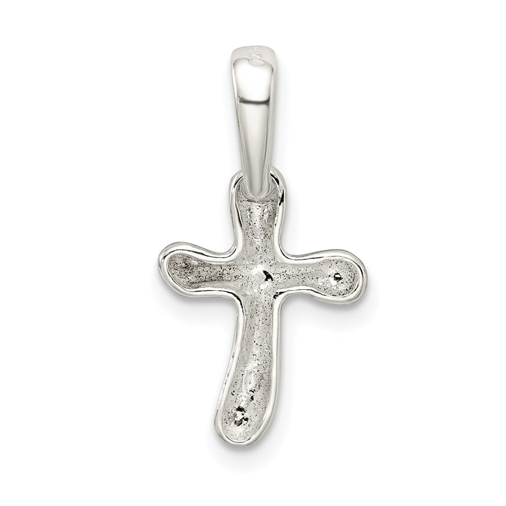 Sterling Silver Freeform Cross Charm
