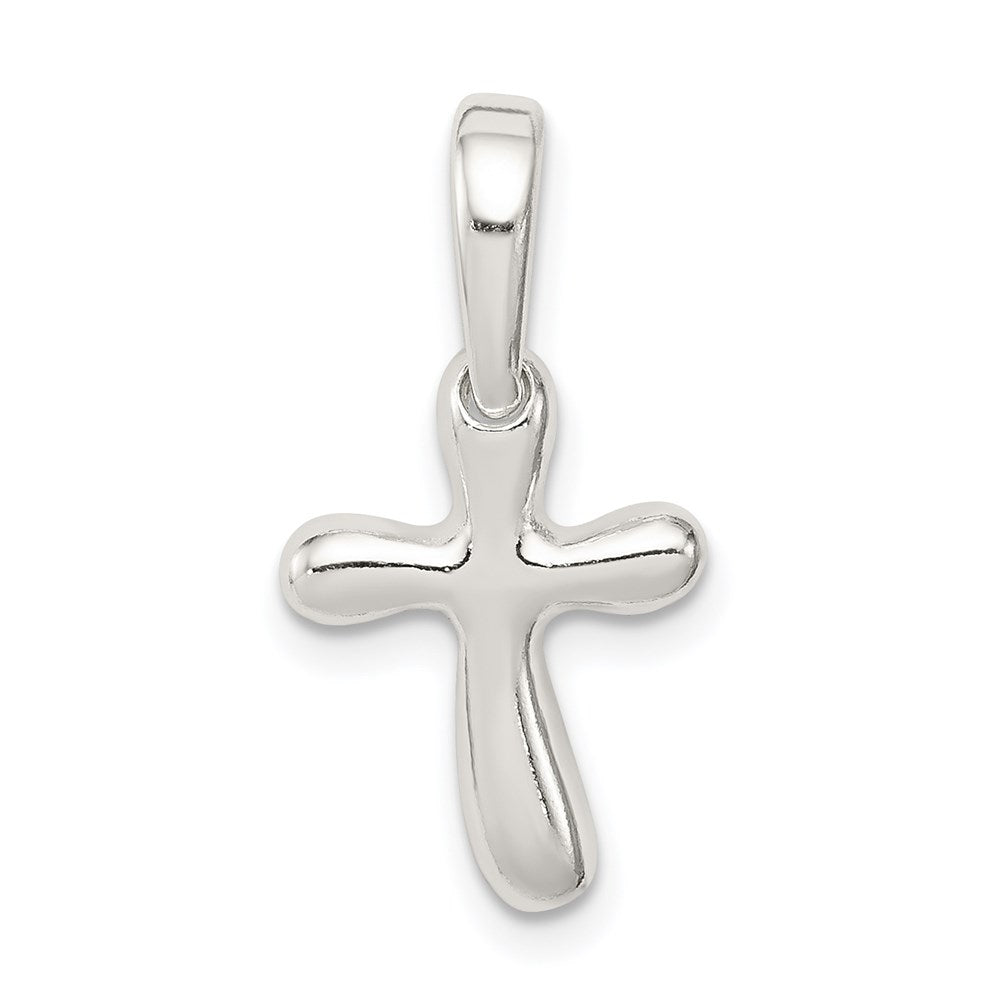 Sterling Silver Freeform Cross Charm