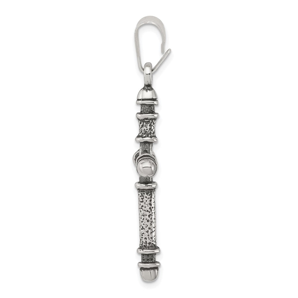 Sterling Silver Antiqued Cross Pendant