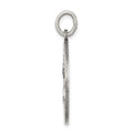 Sterling Silver Antiqued St. Theresa Medal