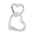 Sterling Silver Double Heart Pendant