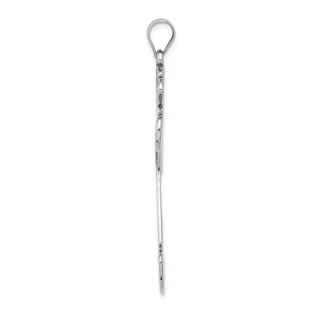 Sterling Silver Antiqued Cross Pendant